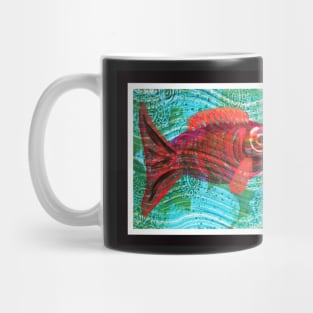 Fish Mono Print Mug